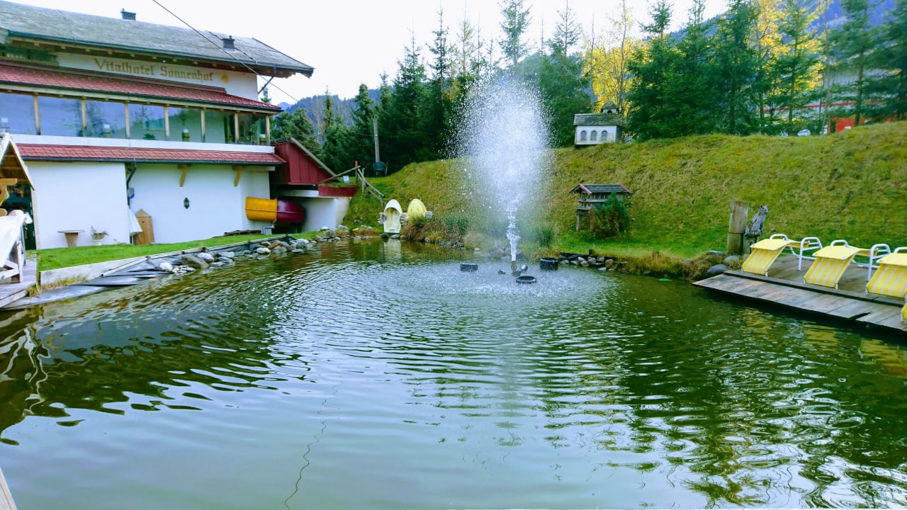 Gartenanlage Vitalhotel Sonnenhof