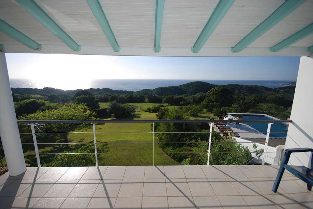 Blick vom Bett Cintsa Lodge