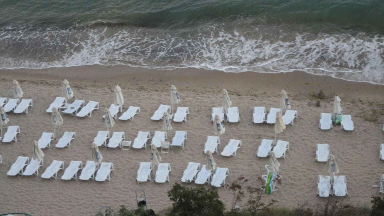 Blick vom Balkon aus der 2.Etage Paradise Beach Hotel