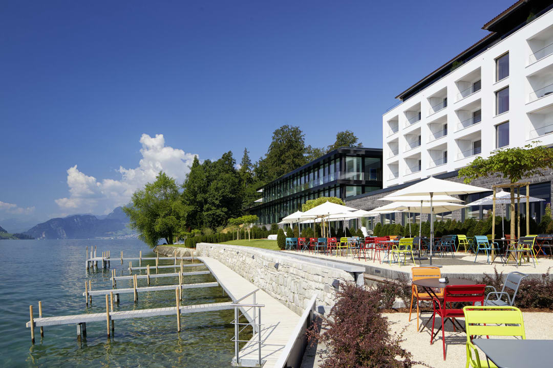 Ansicht Terrasse Campus Hotel Hertenstein