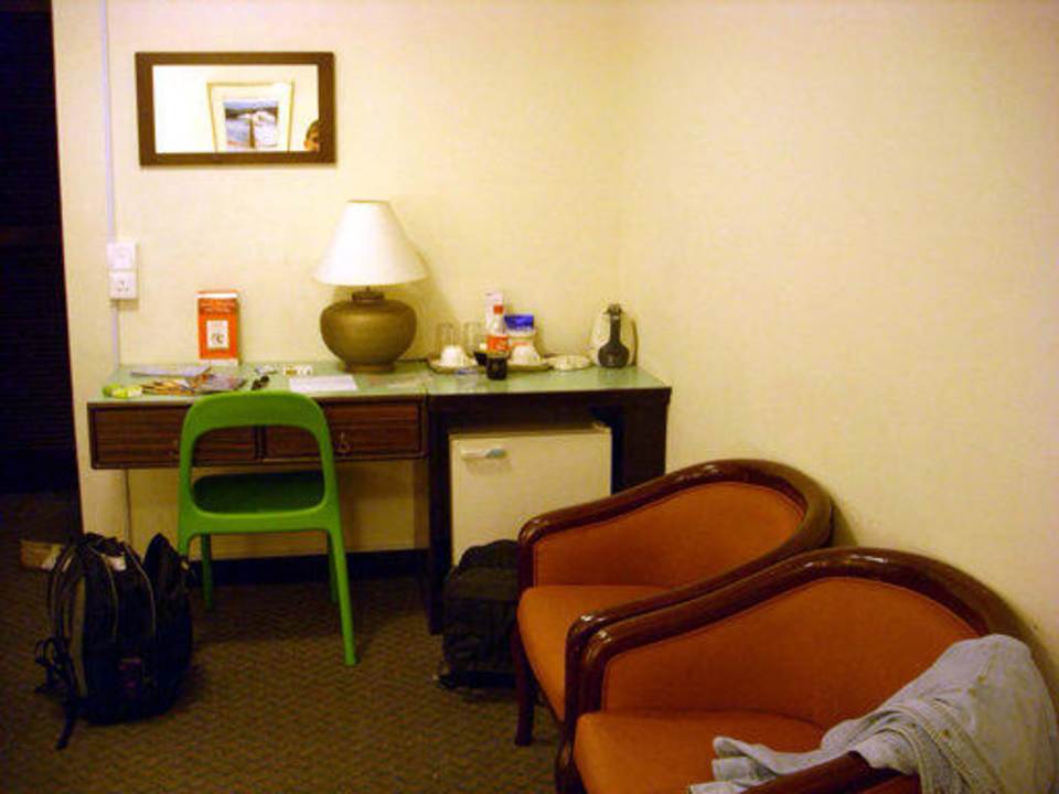 Minibar und Teekocher Hotel Evergreen