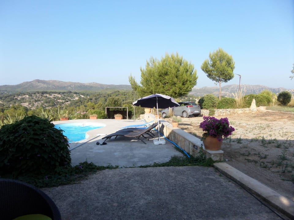 Ausblick vom Eingang Finca Serra