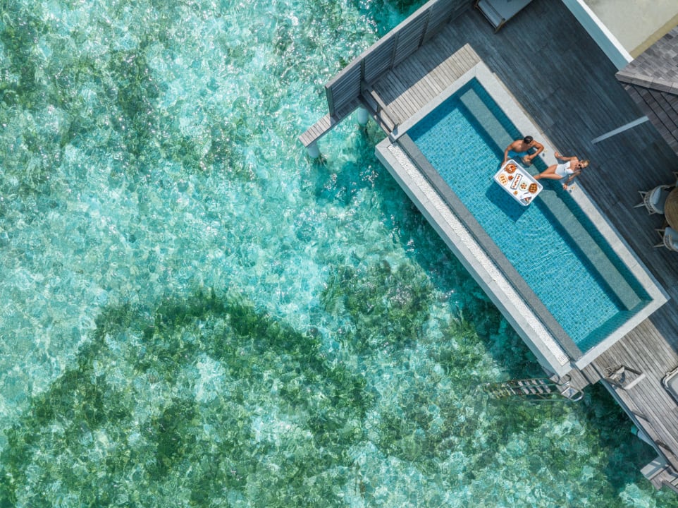 Ausblick Le Meridien Maldives Resort & Spa