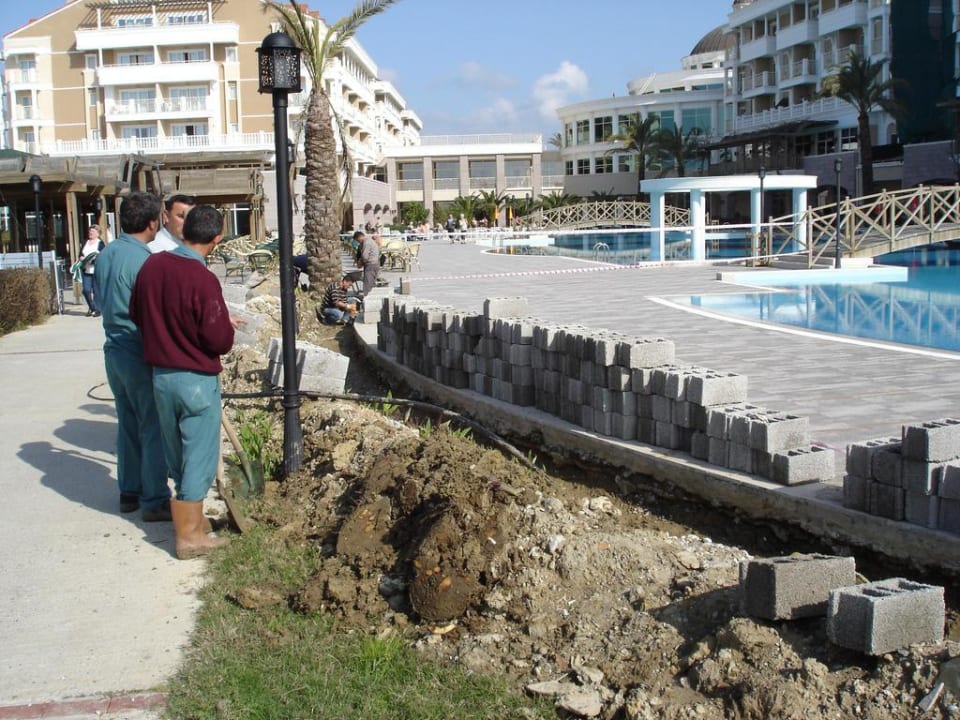 Renorvierungsarbeiten Trendy Aspendos Beach Hotel