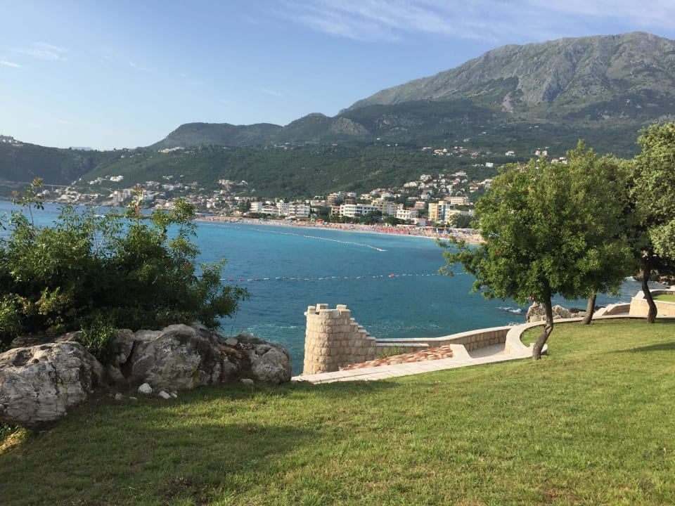 Aussicht vom Ende der Anlage Ruza Vjetrova - Wind Rose Hotel Resort