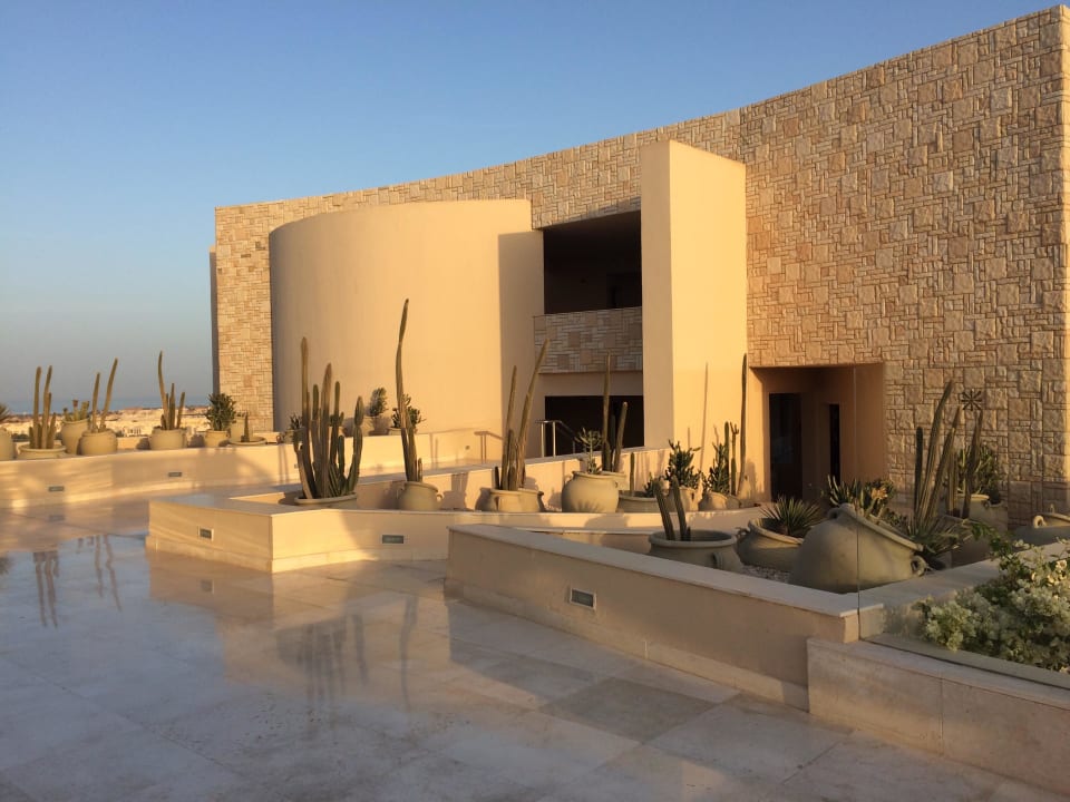 Obere Terrasse mit schönem Ausblick Steigenberger Makadi Hotel - Adults only