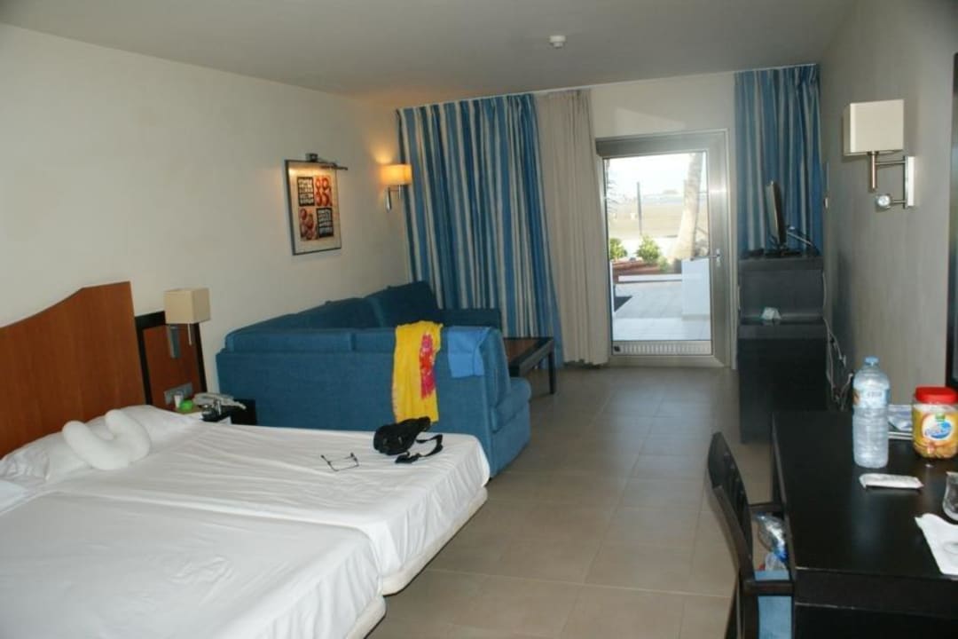 Blick zur Terrasse Hotel Las Costas