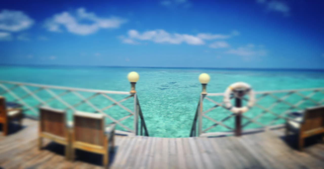 Ausblick Angaga Island Resort