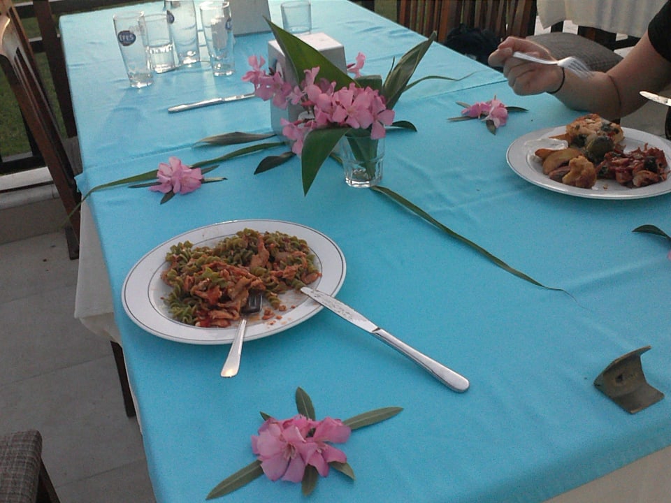 Letzter Abend schön dekoriert Hotel Sirma