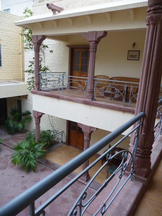 Innenhof Hotel Ratan Vilas