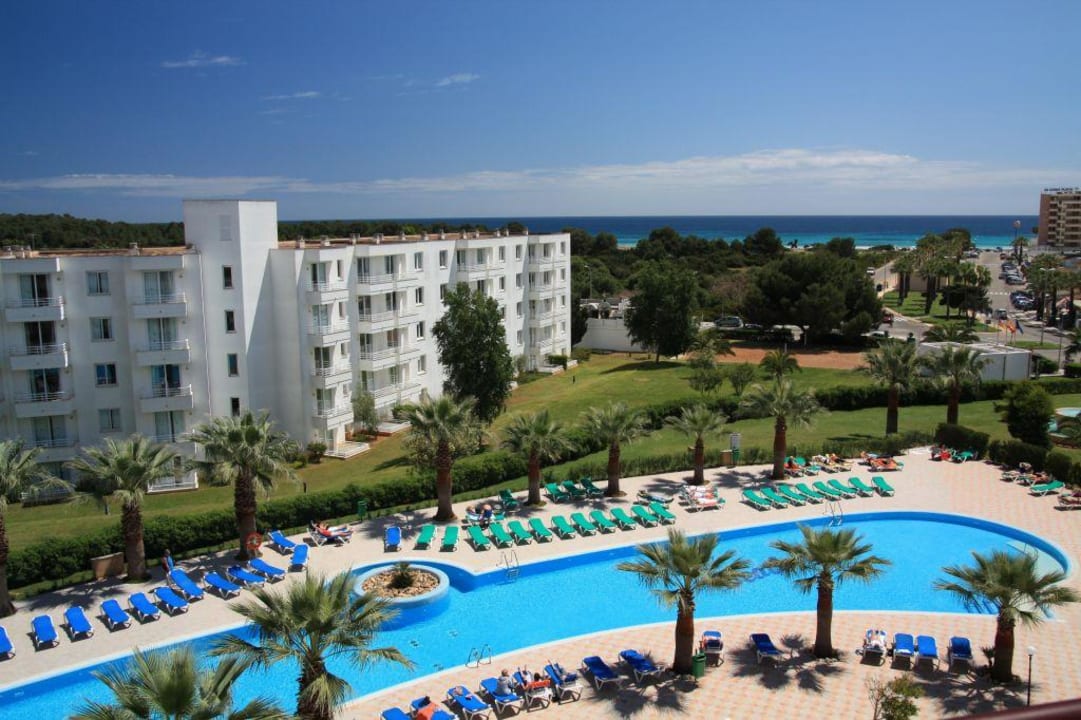 Blick vom Balkon Zimmer 2409 allsun App.-Hotel Orient Beach