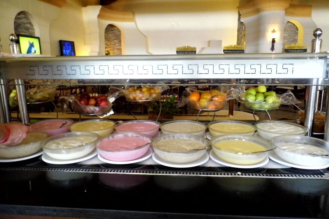 Frühstück im Castello - Joghurts Pickalbatros Dana Beach Resort - Hurghada