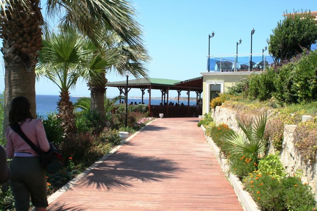 Blick zur Snackbar - sehr lecker Anadolu Hotels Didim Club