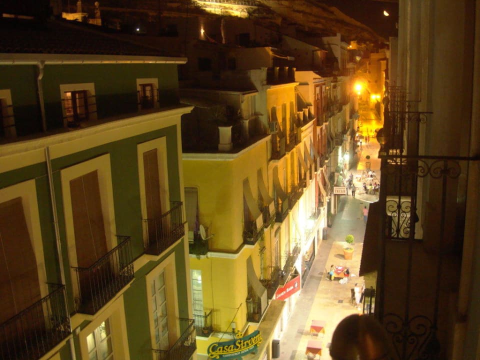 Zimmerausblick bei Nacht Hotel Hospes Amerigo