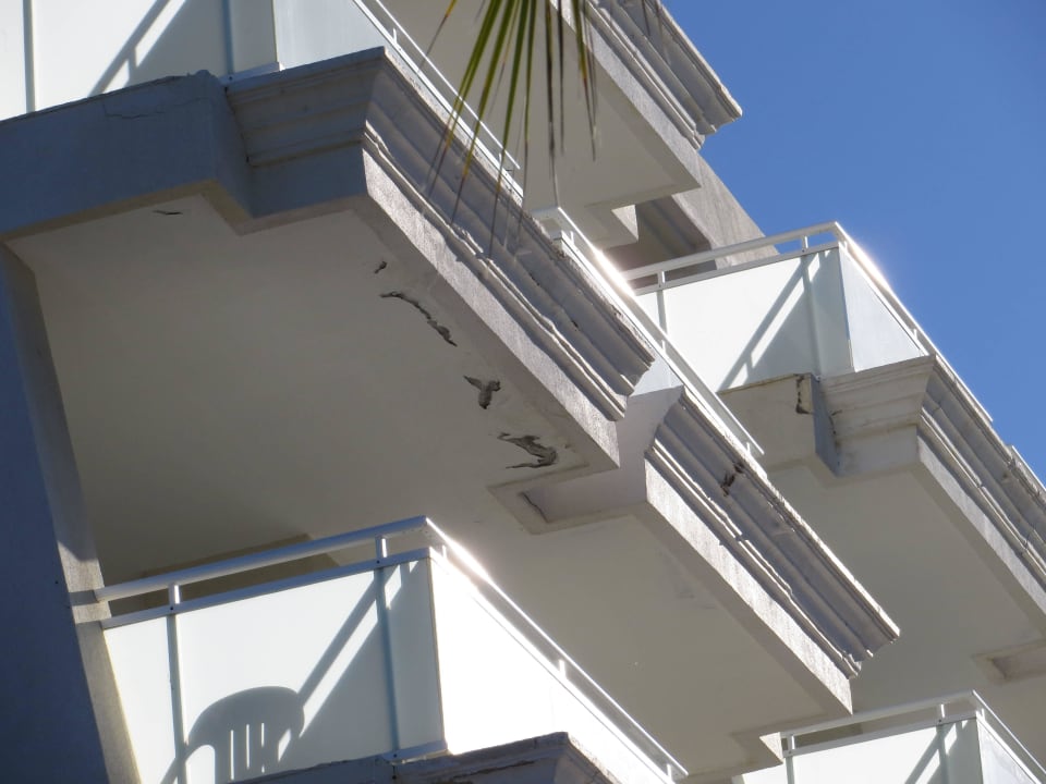 Balkone von unten Princess Taurito