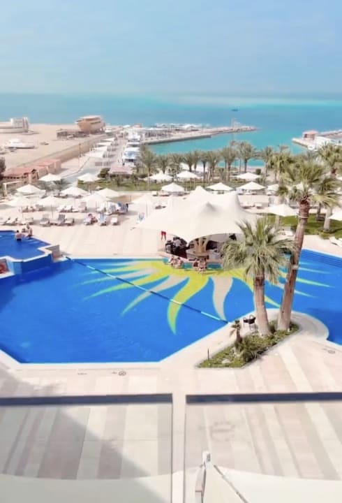 Ausblick Hilton Hurghada Plaza