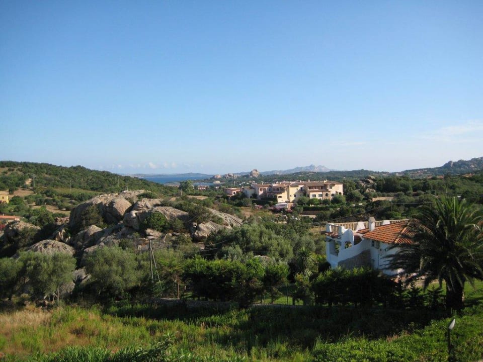 Ausblick auf das Grün der Insel Hotel Pulicinu