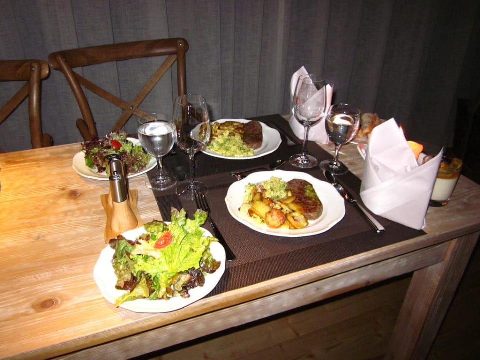 Abendessen BollAnts Spa im Park