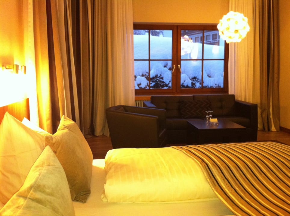 Mit richtig viel Schnee vor dem Fenster... Hotel Bavaria
