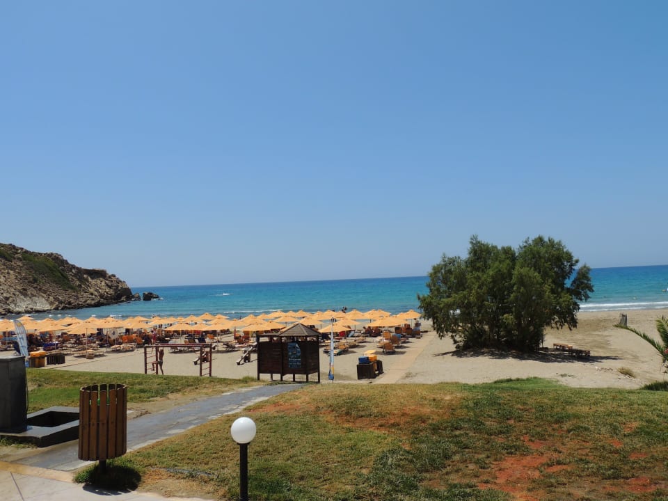 Wejście na plaże Atlantica Mikri Poli Crete