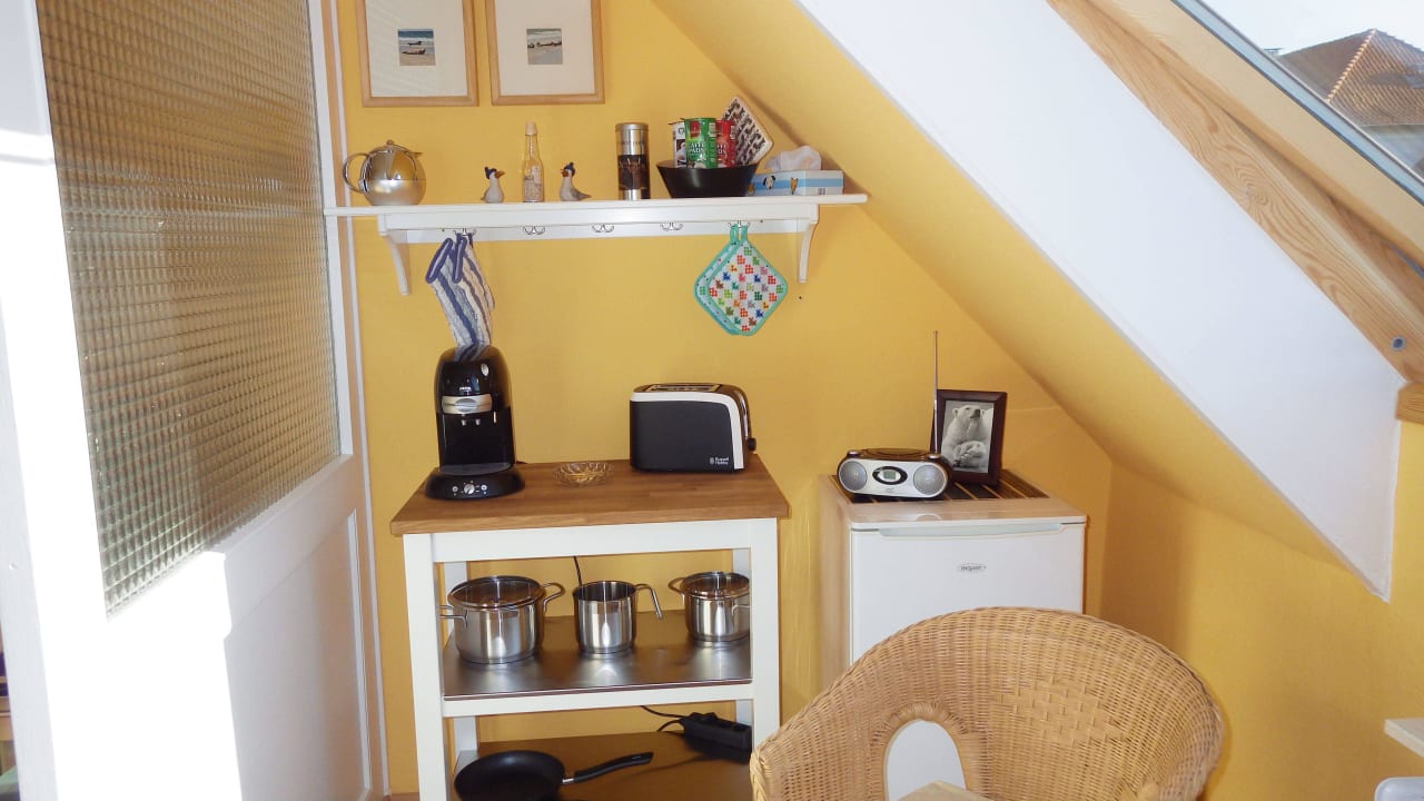 Küche Apartment Strandkörbchen
