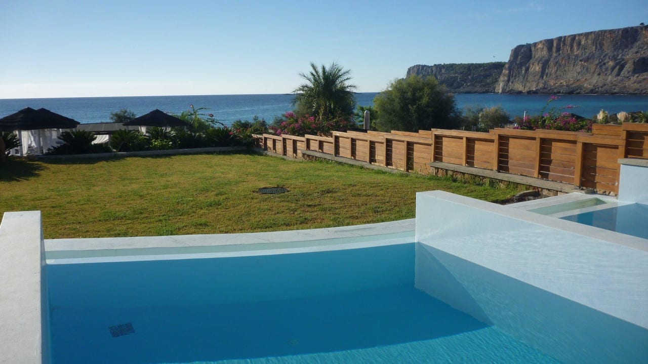 Ausblick vom Zimmer 912 Aquagrand Artistic Luxury Beach Resort - Adults only