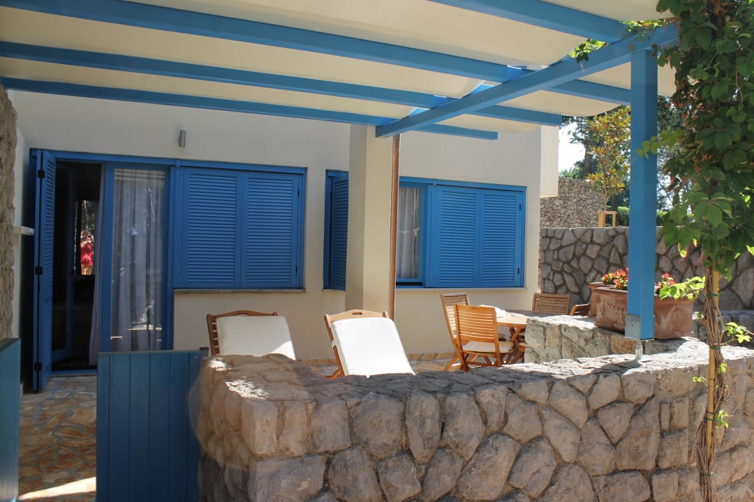 Terrasse von unserer Junior Suite Sunny Krk by Valamar
