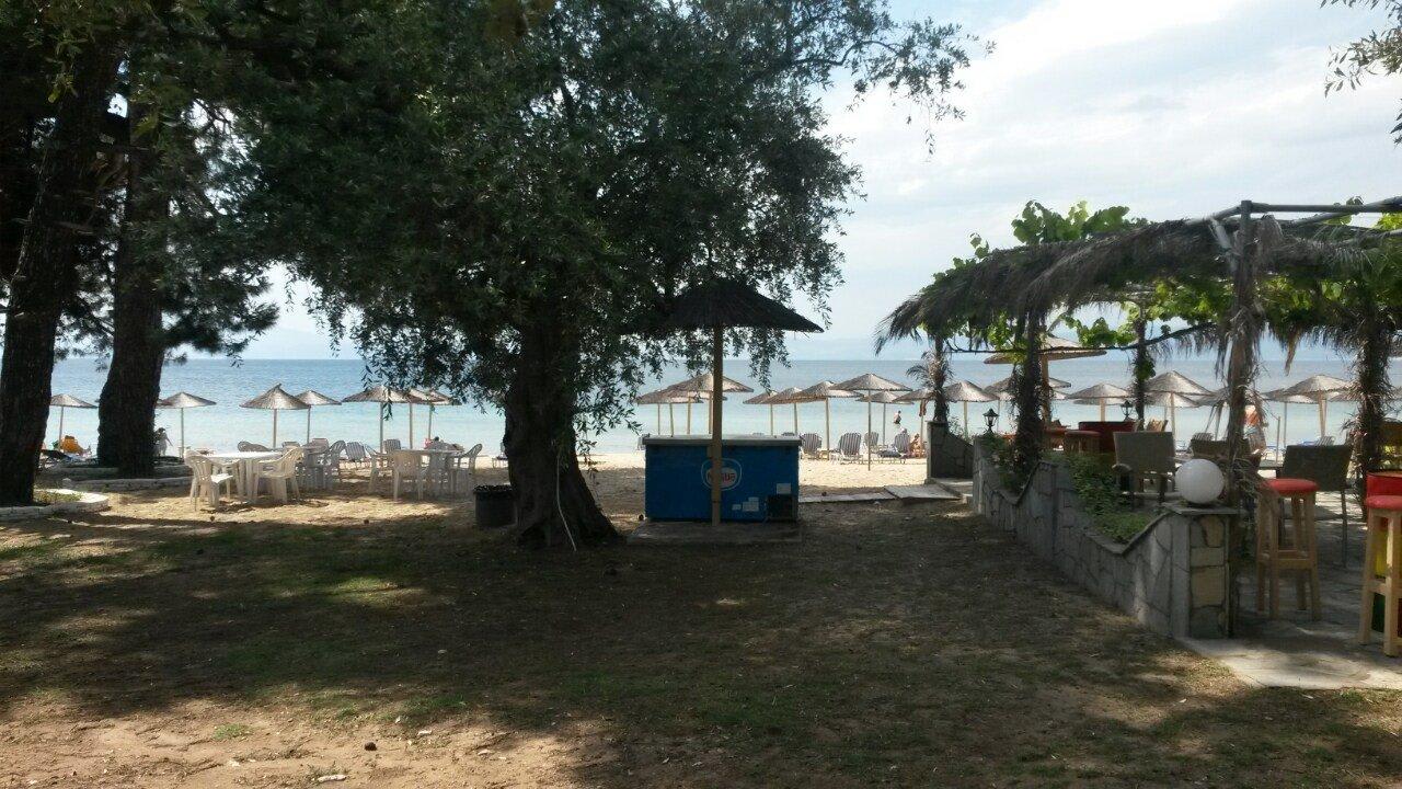 Вид на пляж Hotel Pachis Beach