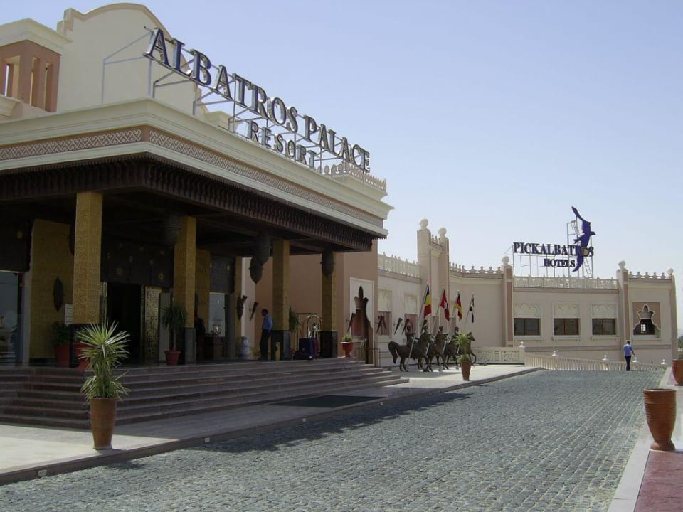 Der Eingang vom Albatros Palace Pickalbatros Palace Resort