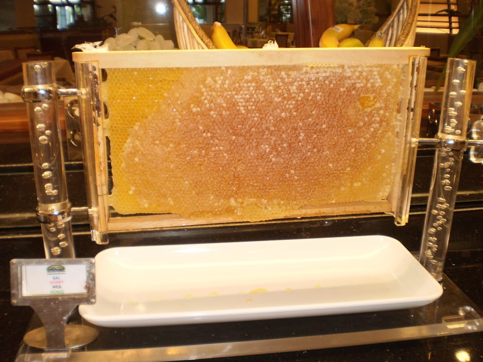 Früstück--Honig Wabe --die war jeden morgen neu  VONRESORT Golden Coast