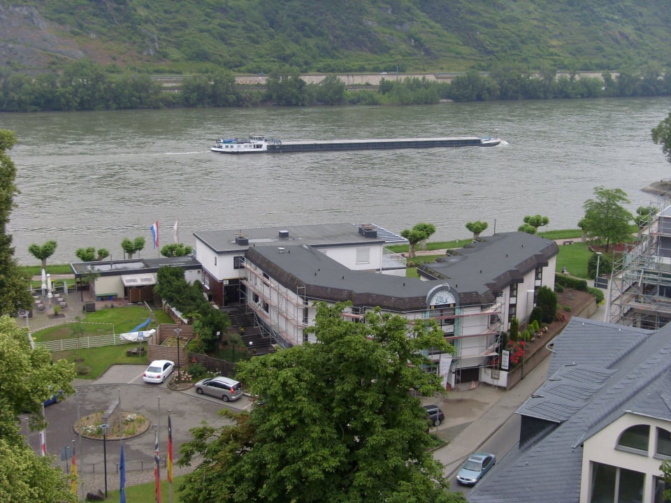 Blick vom alten Festungsturm Hotel Villa am Rhein
