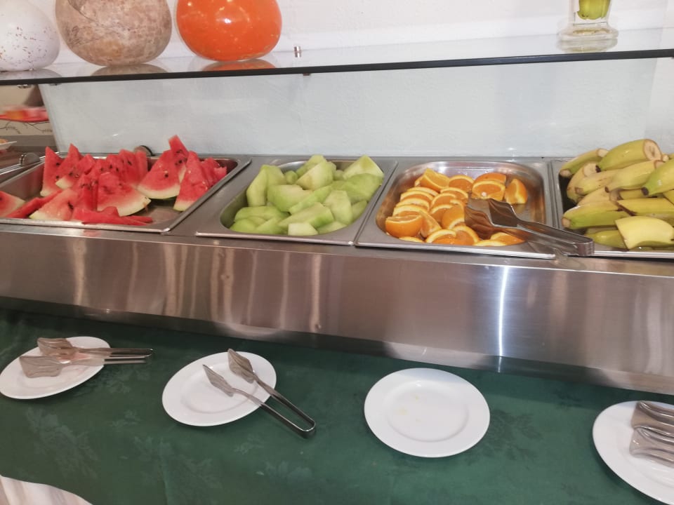 Lecker Obst zu jeder Mahlzeit Mastichari Bay Hotel