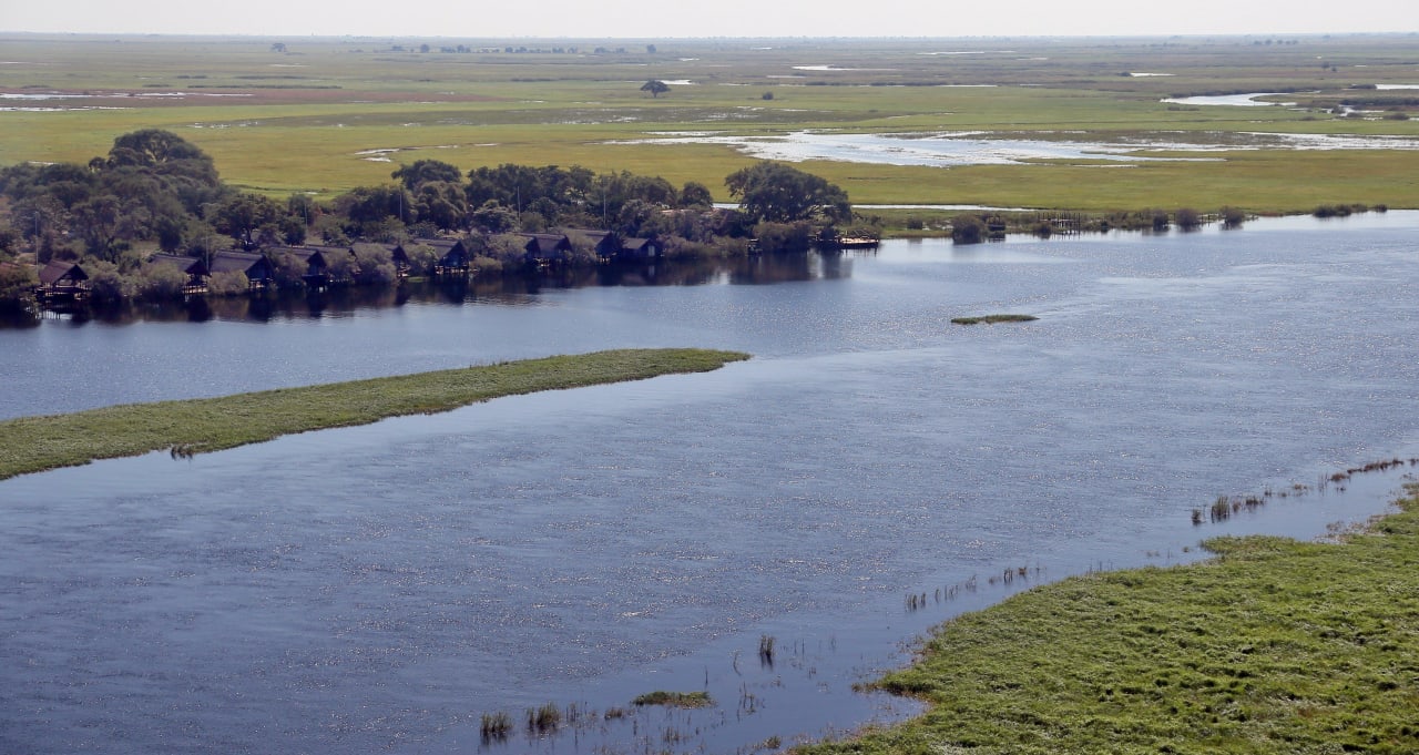 Chobe Water Villas - Aerial View Chobe Water Villas
