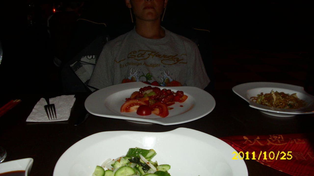 Salat im italienischen A la carte Restaurant Voyage Belek Golf & Spa