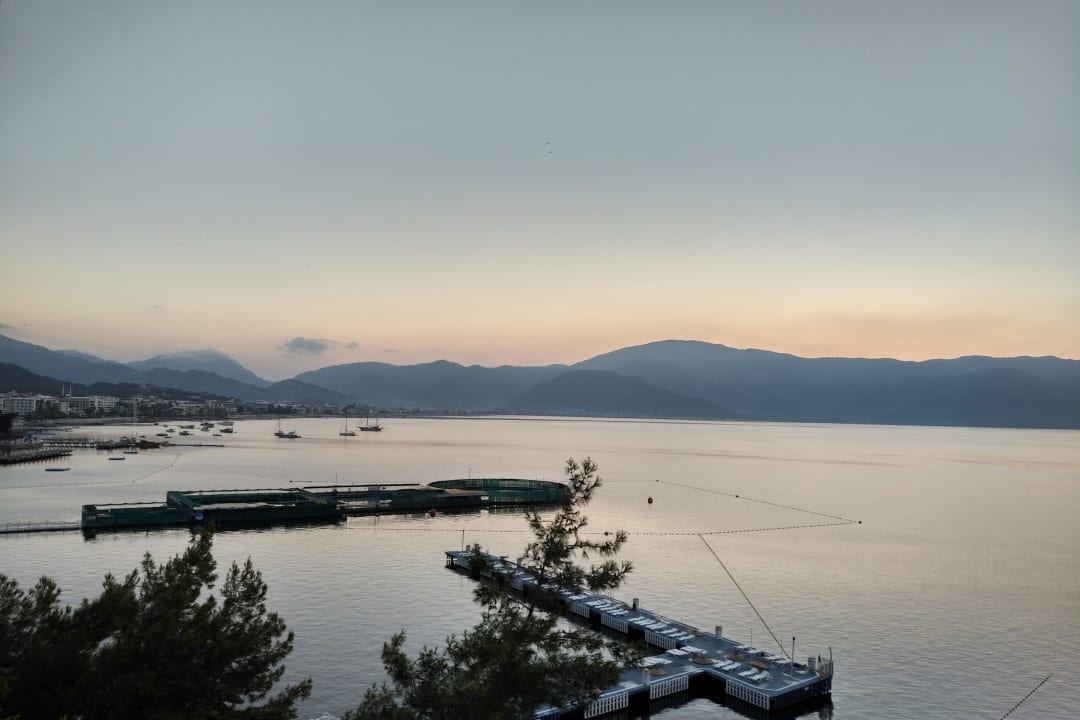 Sicht vom Gastronomiebalkon Labranda Mares Marmaris