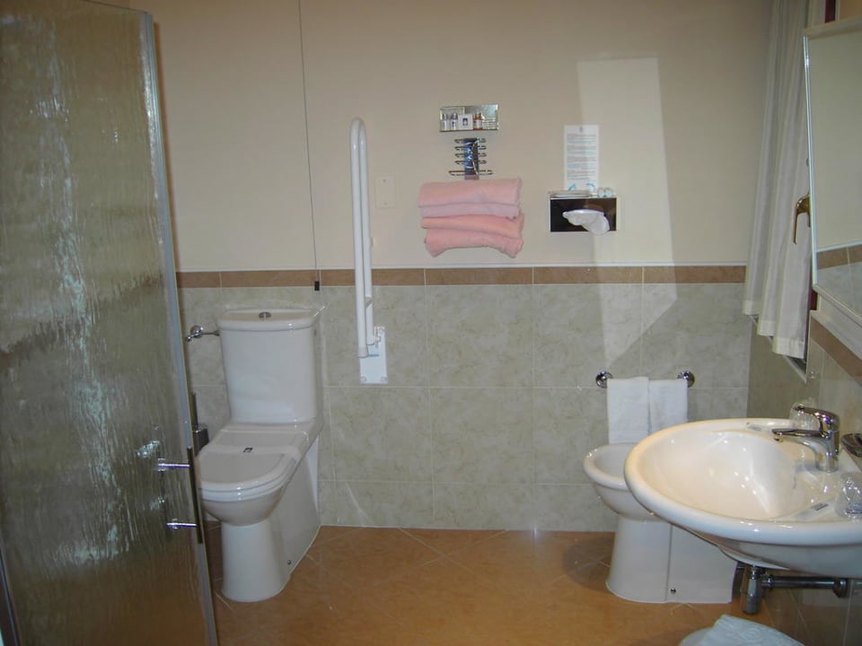 Bad / WC Best Western Hotel Plaza