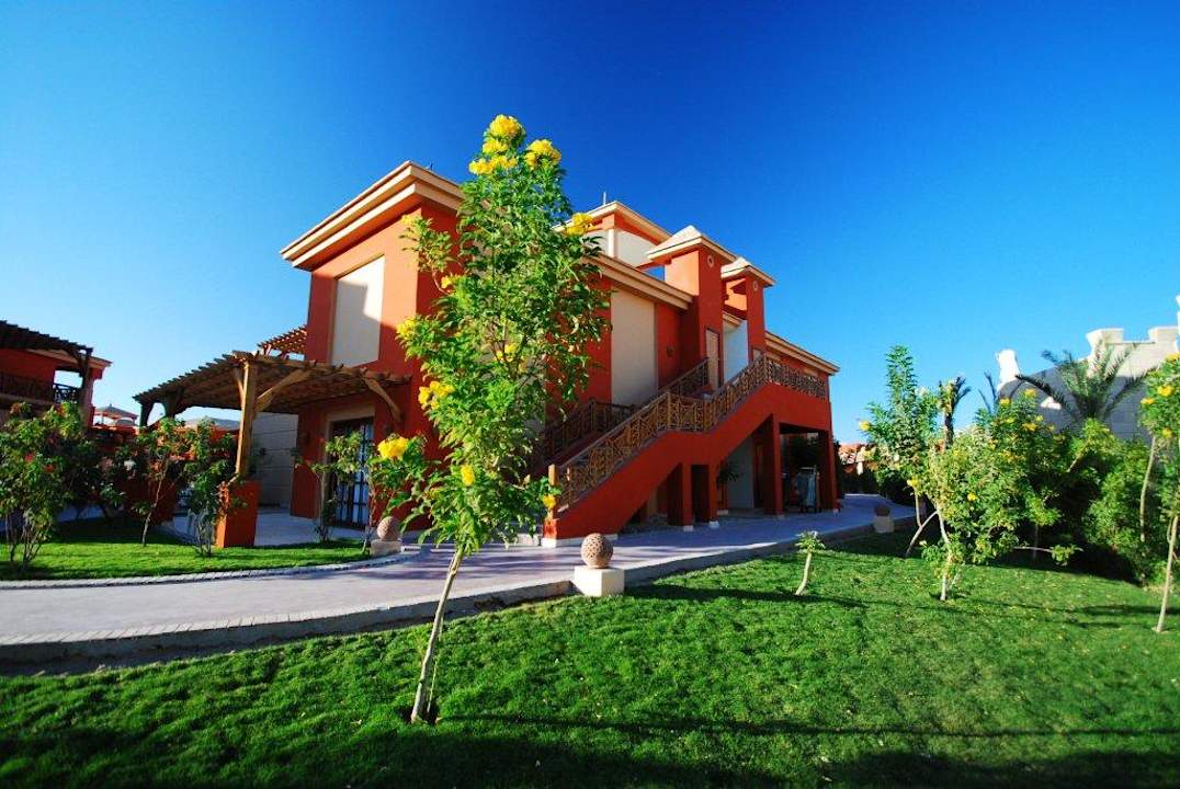 Unser Zimmerkomplex Pickalbatros Alf Leila Wa Leila Resort - Neverland Hurghada