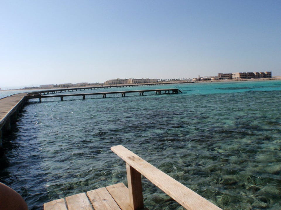 Steg zum Außenriff Hotel Sheraton Soma Bay Resort