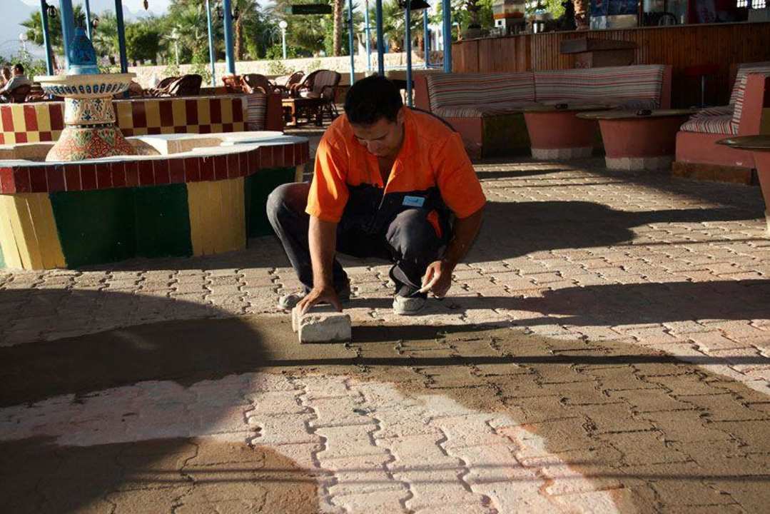 Überall wird umgebaut Albatros Sharm Resort