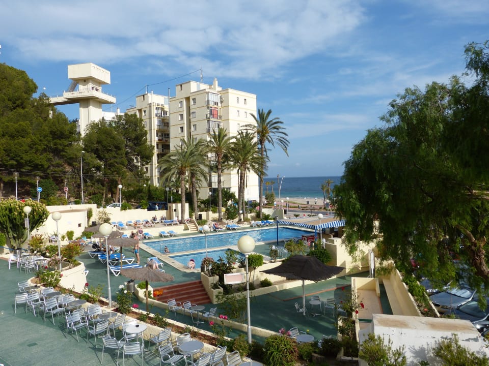 Ausblick aufs Hotel Hotel Poseidon Playa