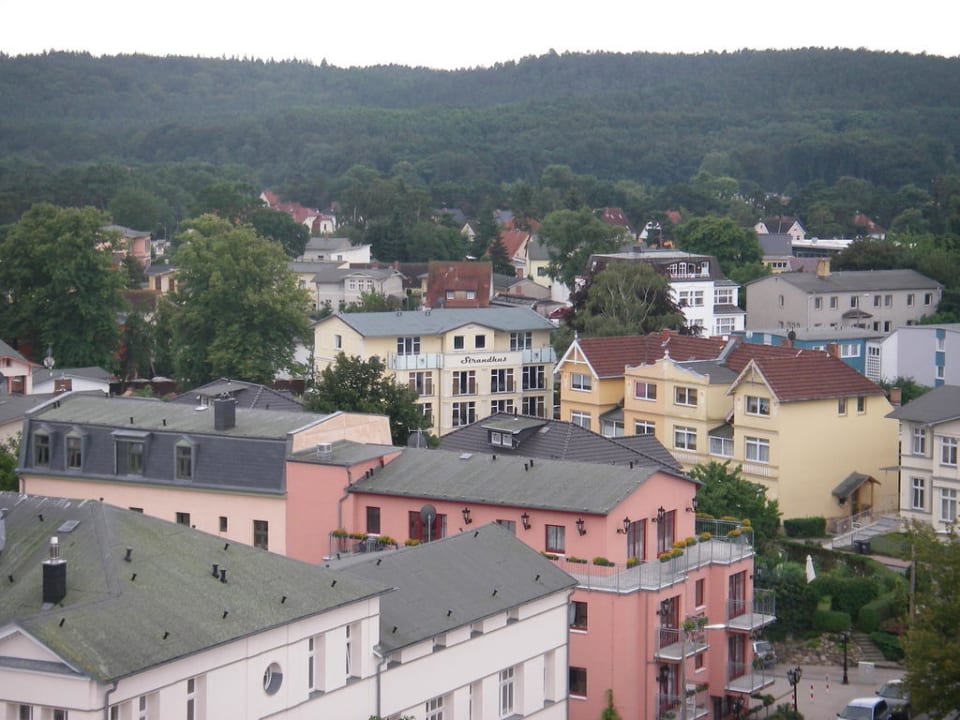 Hotel vom Strand aus gesehen Aparthotel Strandhus Familie Herrgott
