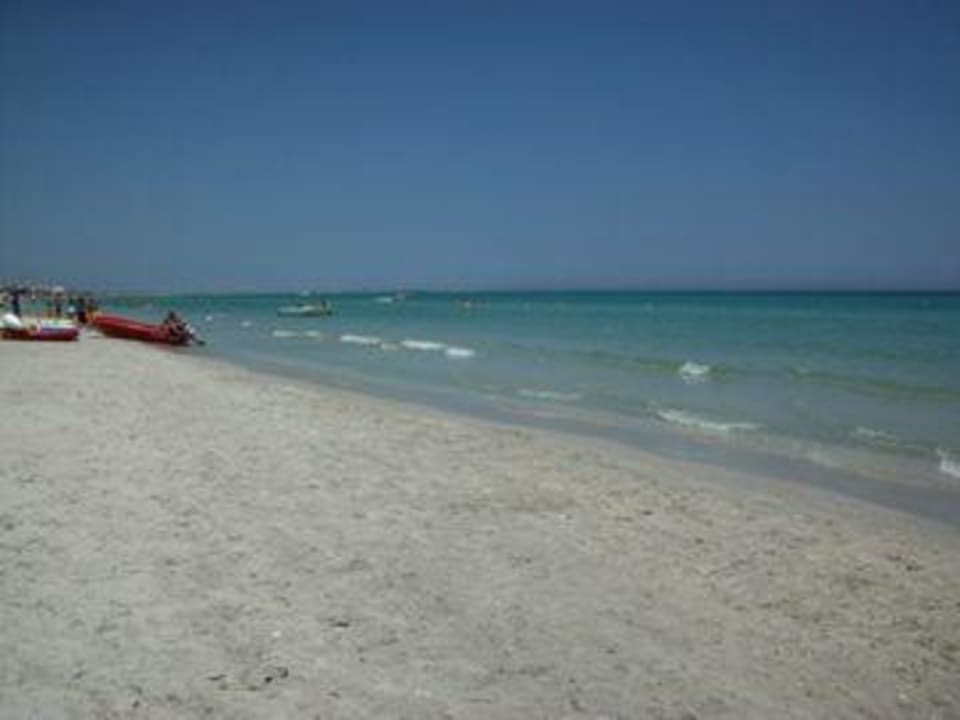 hoteleigener Sandstrand Hotel El Mansour Mahdia Thalasso & Spa