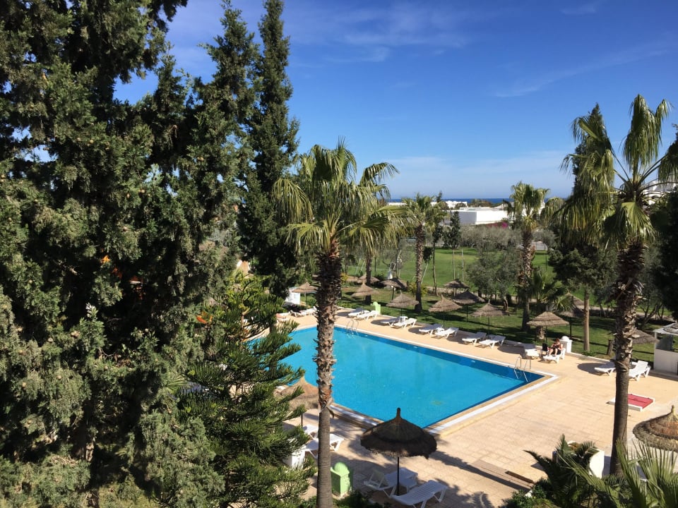 Het zwembad van het hotel Miramar Sharm El Kantaoui