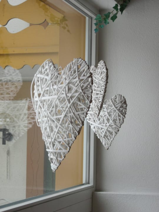 Dekoration im Frühstücksraum Pension & Ferienwohnung Solaria