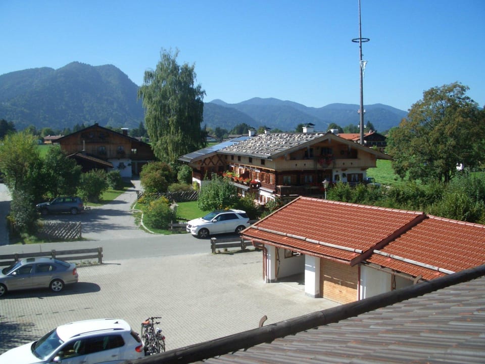 Zimmerausblick Gästehaus Goldhofer zum Bockweber