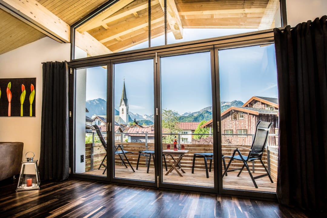 Ausblick Ferienwohnungen N6 Oberstdorf
