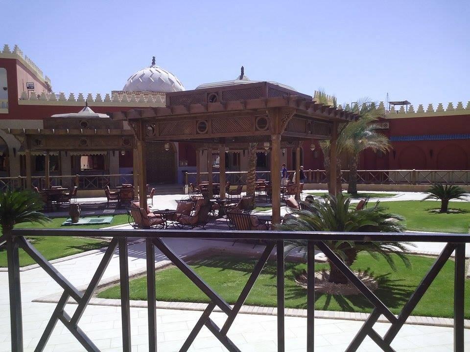 Vom Restaurant aus Pickalbatros Alf Leila Wa Leila Resort - Neverland Hurghada
