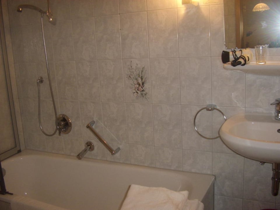 Badezimmer Hotel Bergland-Hof