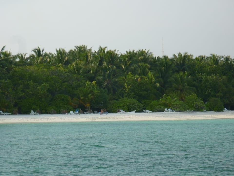 Summer Island Village vom Meer gesehen Summer Island Maldives