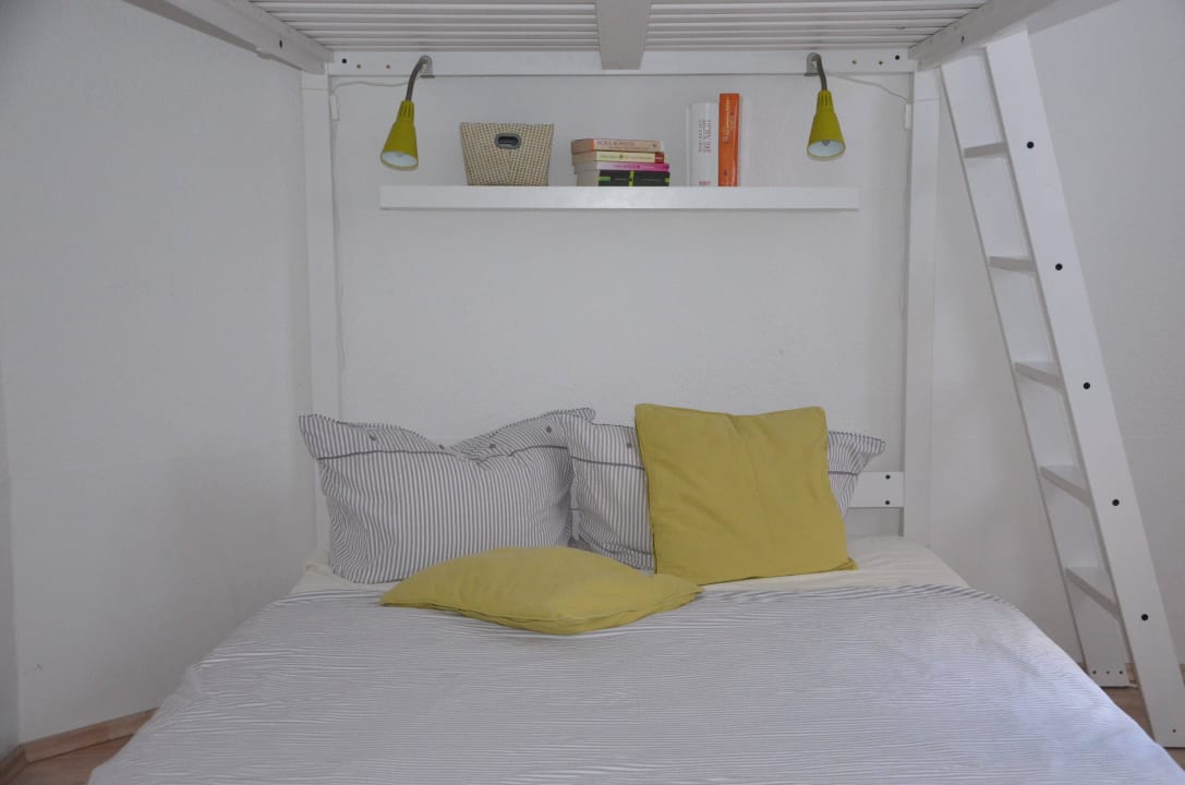 Schlafzimmer mit Hochbett Ferienwohnung Wohlfühloase Riedel